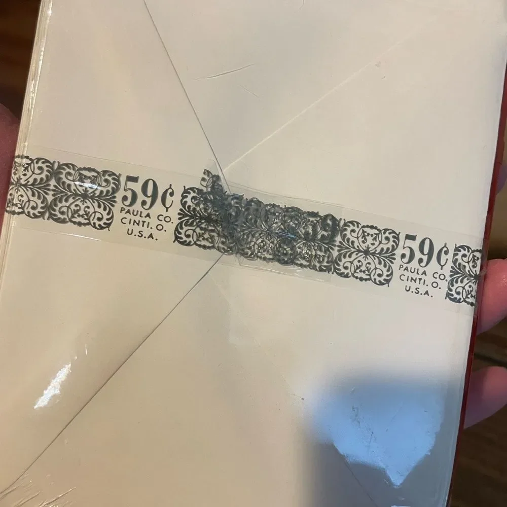 Paula Co 1960’s Come Fly With Me Stationary  with Envelops Sealed